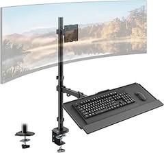 Descubre qué es un soporte de monitor con espacio para teclado