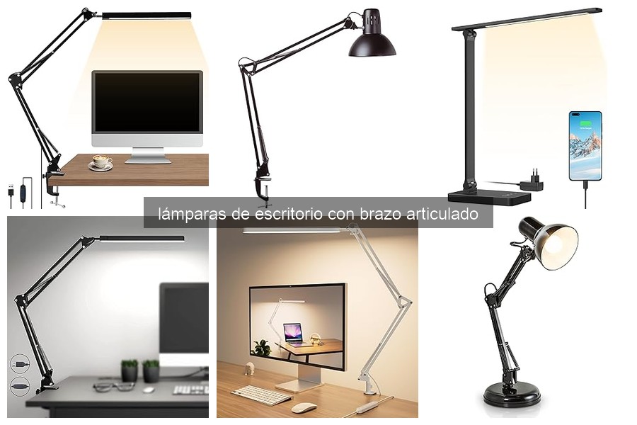 Beneficios de las lámparas de escritorio con brazo articulado