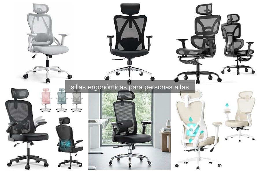 Beneficios de las sillas ergonómicas para personas altas