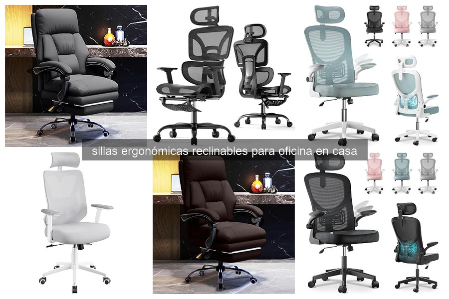 Beneficios de las sillas ergonómicas reclinables para oficina en casa
