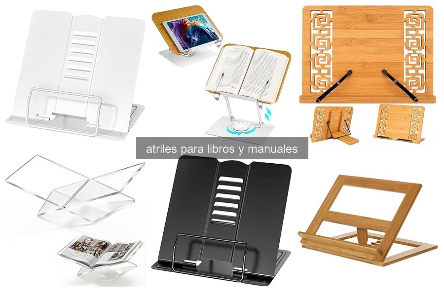 Beneficios de los atriles para libros en casa y oficina