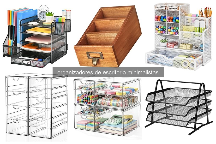 Beneficios de los organizadores de escritorio minimalistas