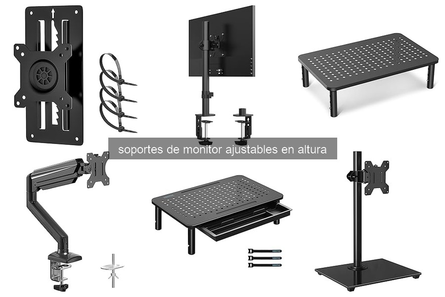 Beneficios de los Soportes de Monitor Ajustables en Altura