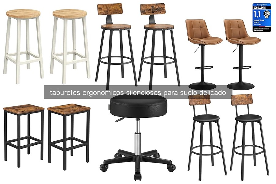 Beneficios de los taburetes ergonómicos silenciosos para suelos delicados