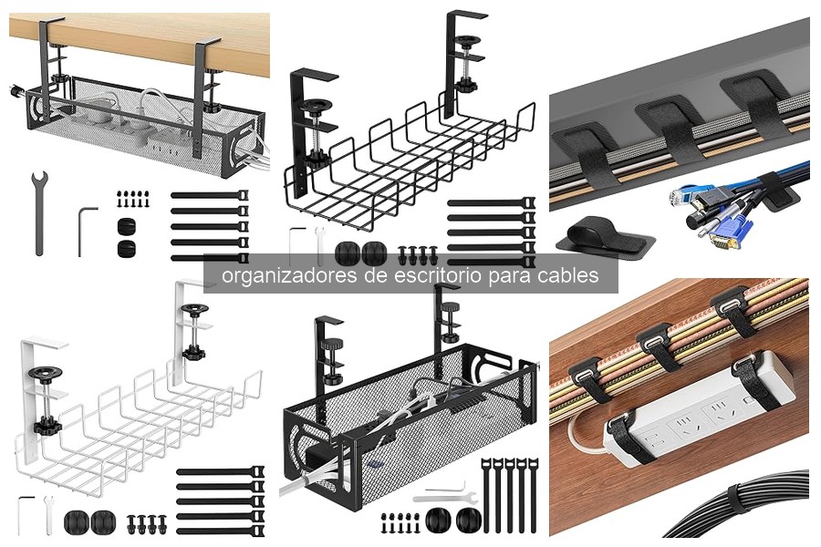 Beneficios de usar organizadores de escritorio para cables