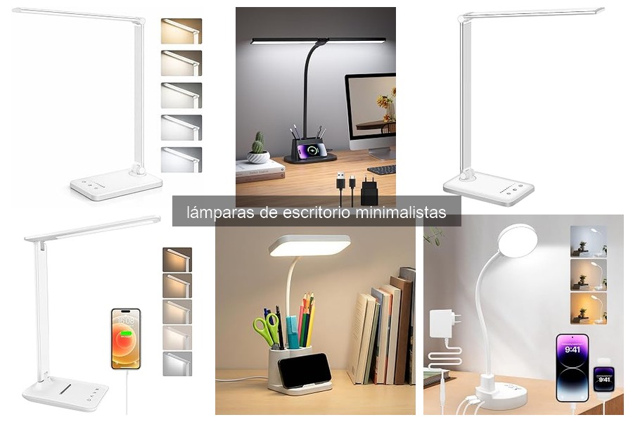 Características de Lámparas de Escritorio Minimalistas