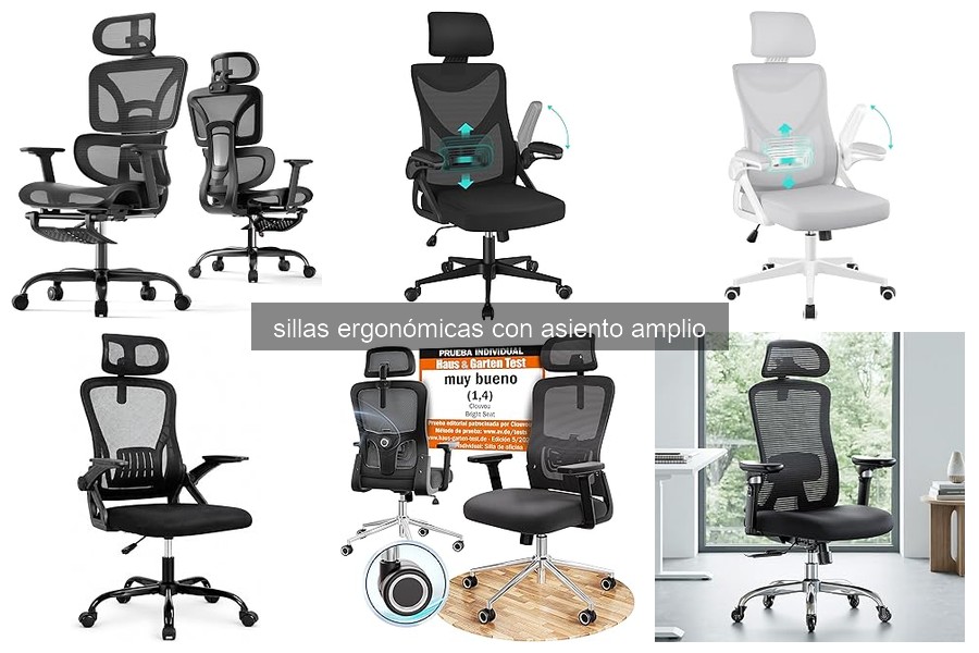 Características de Sillas Ergonómicas con Asiento Amplio