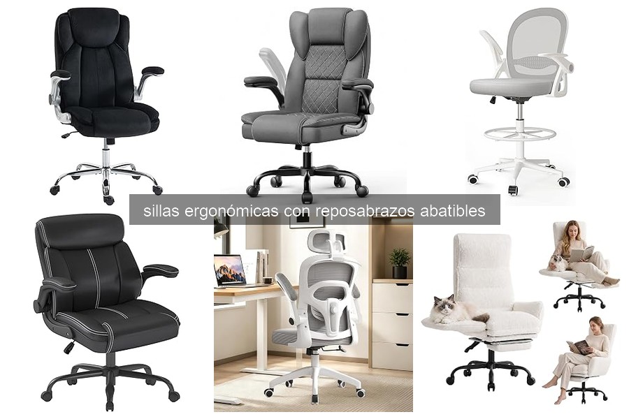 Cómo ajustar tu silla ergonómica con reposabrazos abatibles