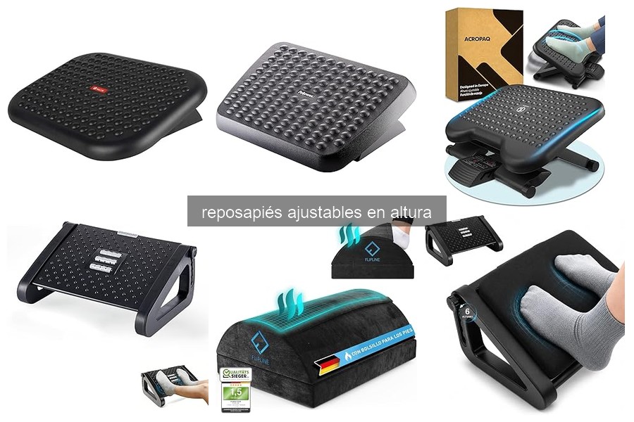 Cómo ajustar y utilizar correctamente un reposapiés ajustable