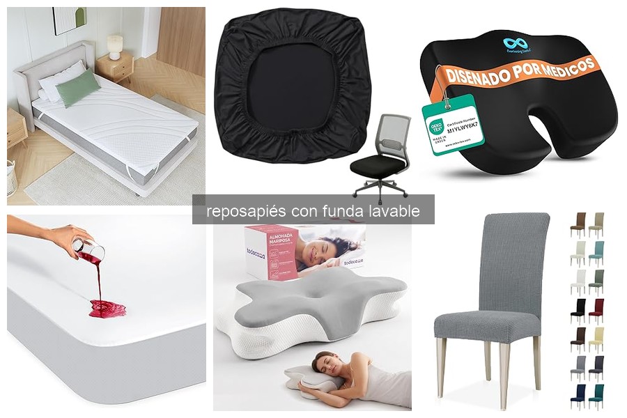 Cómo elegir el mejor reposapiés con funda lavable en 2026