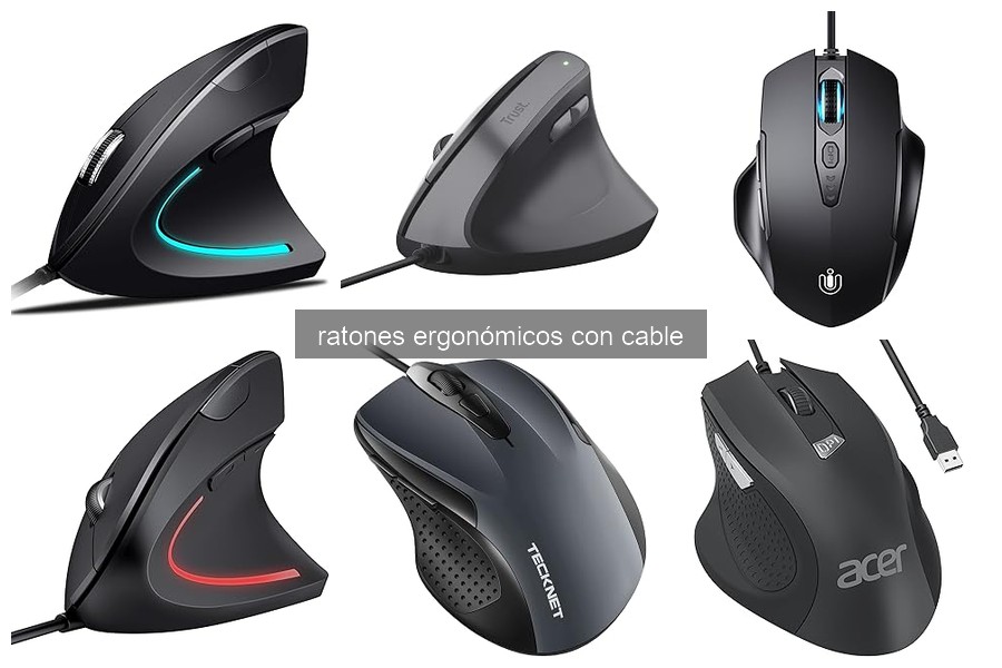 Cómo elegir el ratón ergonómico con cable ideal para tu muñeca