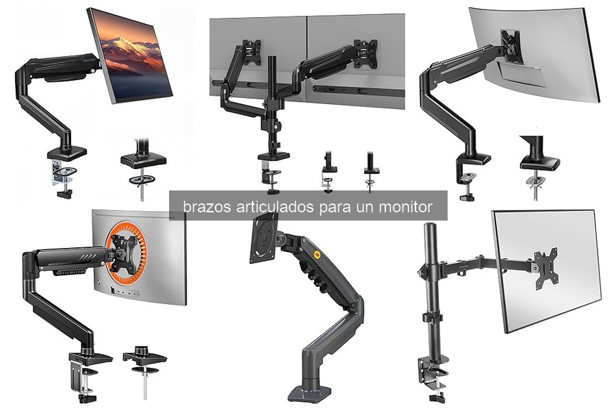 Cómo instalar y ajustar un brazo articulado para monitor