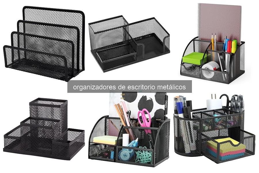 Cómo Limpiar y Mantener Organizadores de Escritorio Metálicos