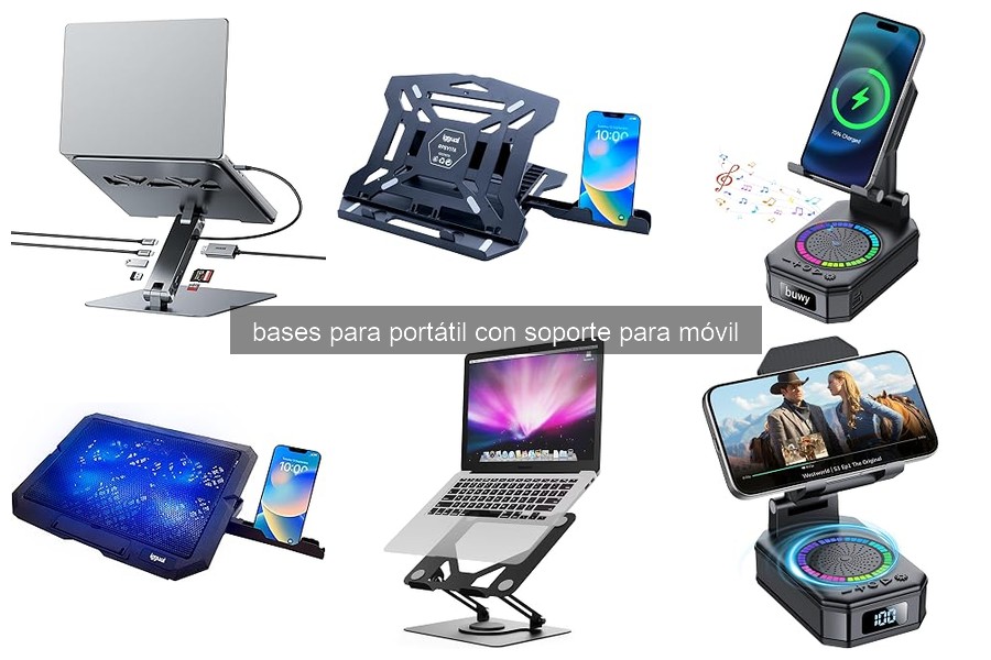Comparativa de las Mejores Bases para Portátil con Soporte Móvil