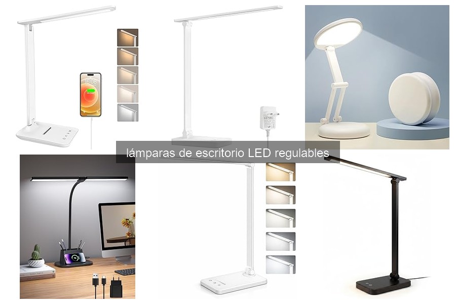 Comparativa de las Mejores Lámparas de Escritorio LED Regulables