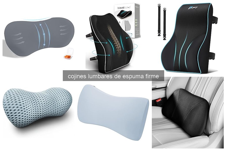 Comparativa de los Mejores Cojines Lumbares de Espuma Firme