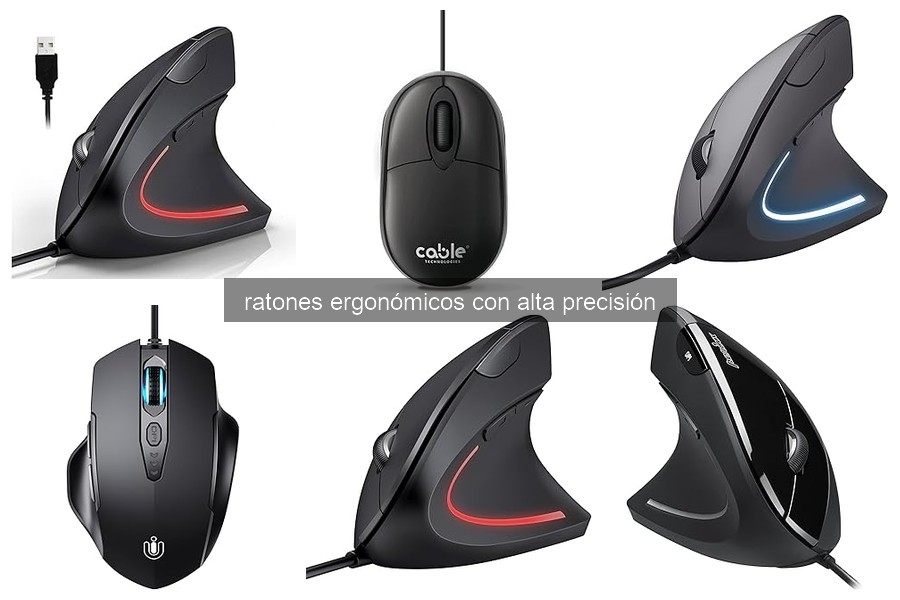Comparativa de los Mejores Ratones Ergonómicos de Alta Precisión 2023