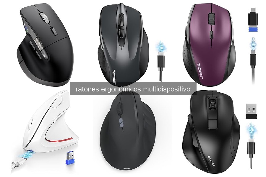 Comparativa de los mejores ratones ergonómicos multidispositivo 2026