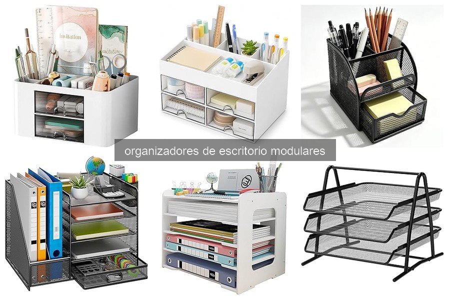 Comparativa de organizadores de escritorio modulares más vendidos