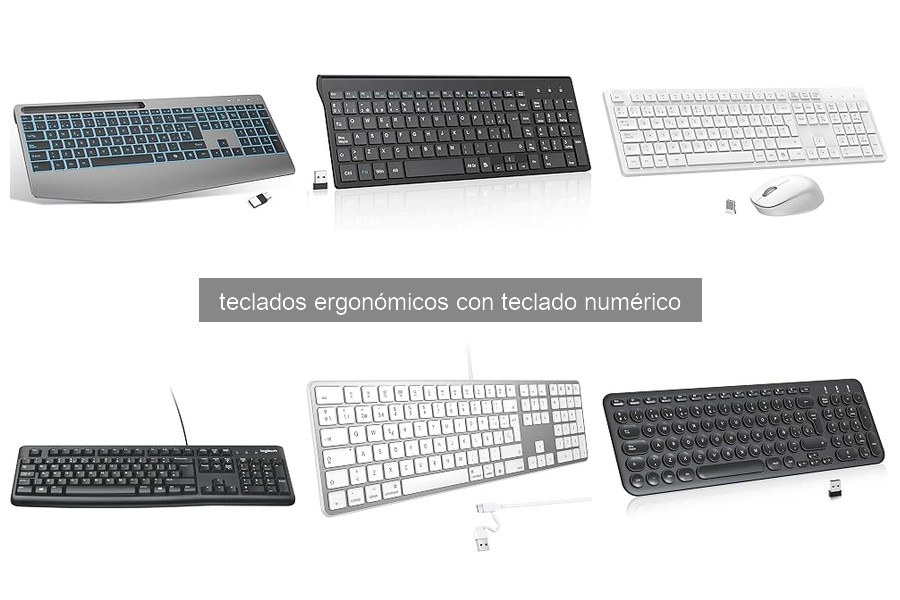 Comparativa de teclados ergonómicos con teclado numérico 2023