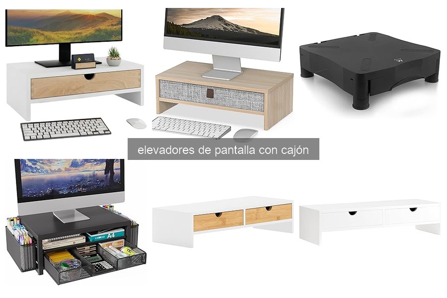 Elevadores de pantalla con cajón: beneficios y características