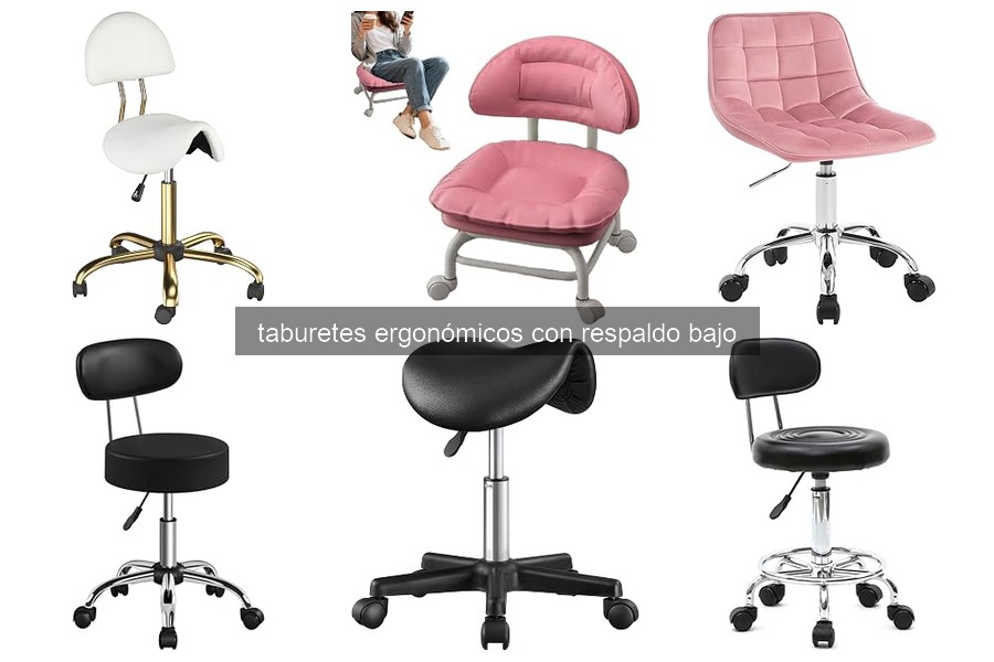 Errores comunes al elegir taburetes ergonómicos con respaldo bajo