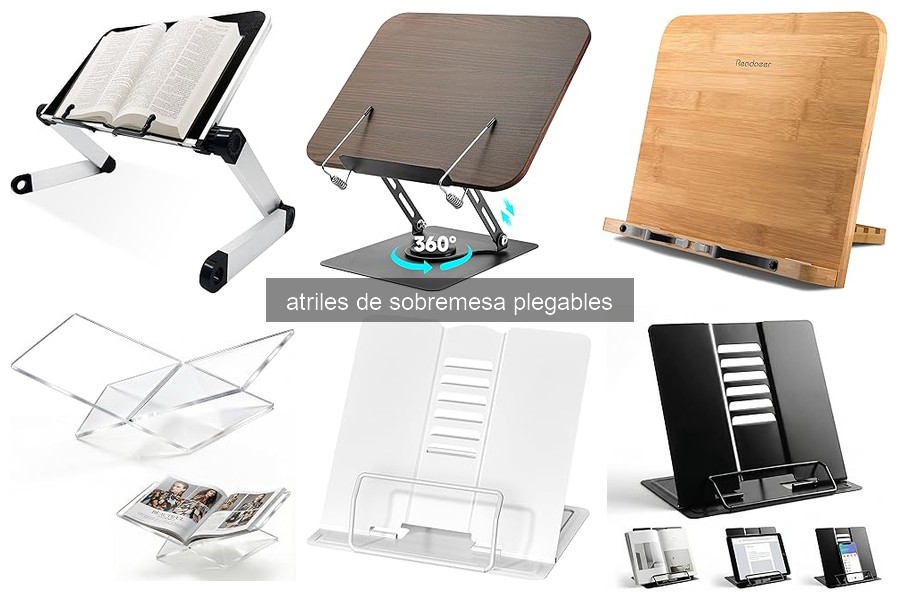 Errores comunes al usar atriles de sobremesa plegables