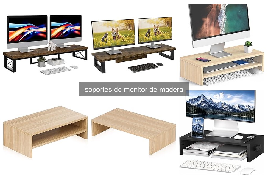 Guía de compra de soportes de monitor de madera para home office