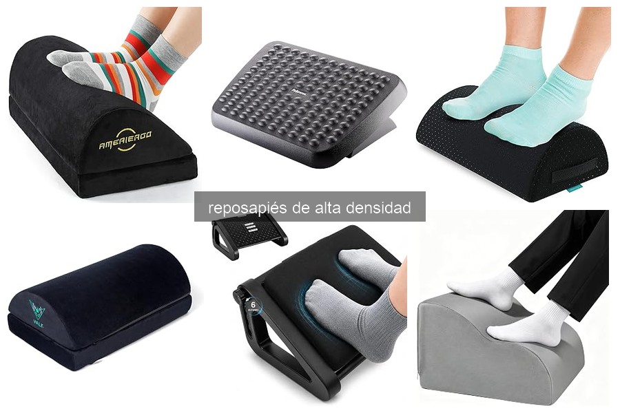 Guía de instalación y uso del reposapiés de alta densidad