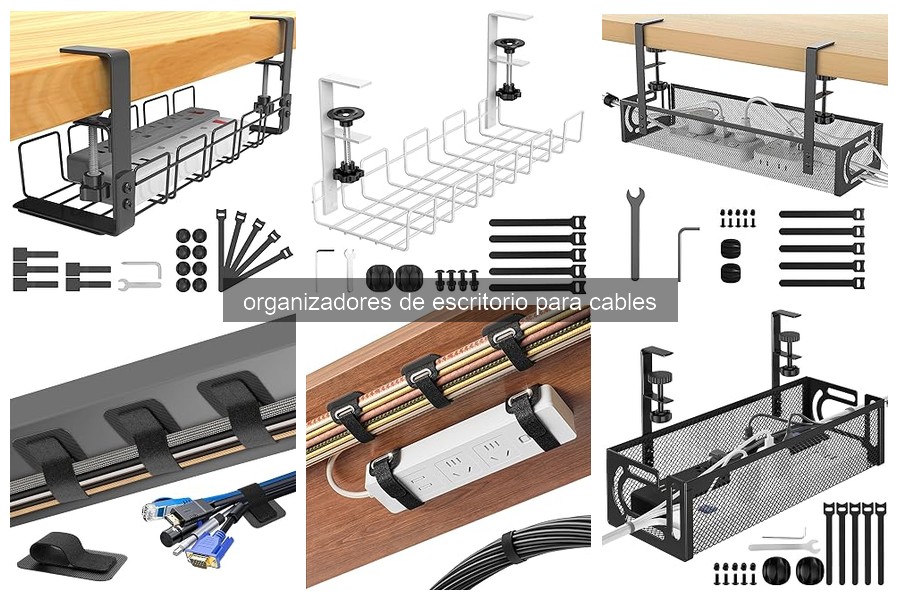Guía para elegir el mejor organizador de cables de escritorio