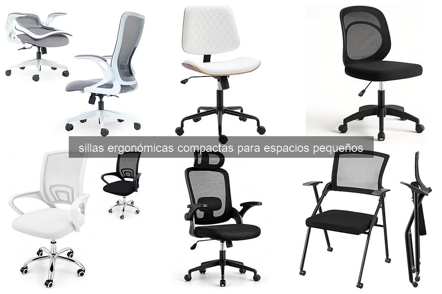 Guía para elegir sillas ergonómicas compactas en espacios pequeños