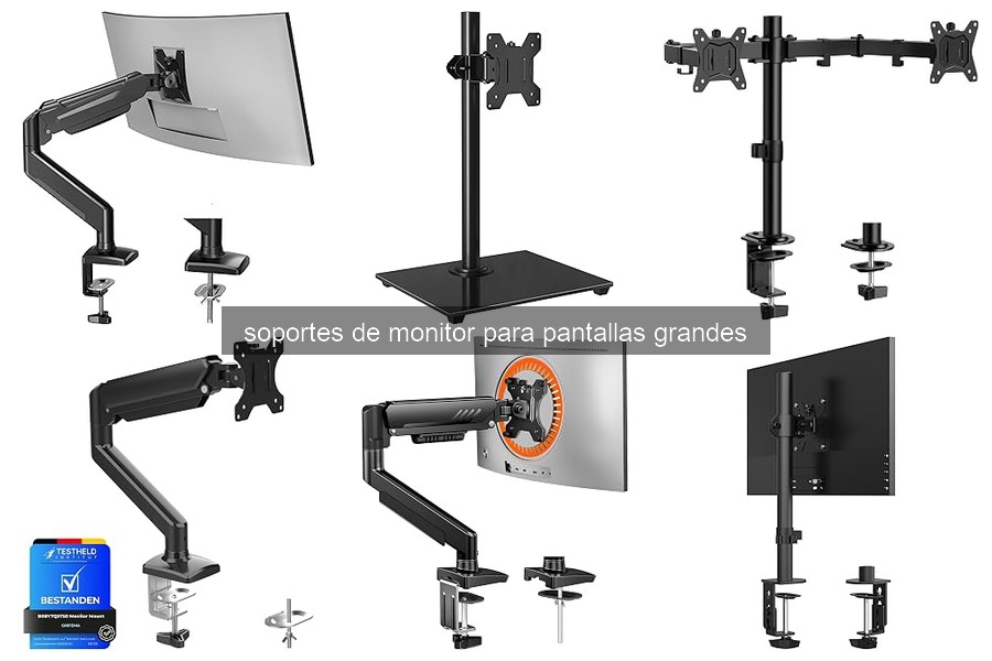 Instala correctamente un soporte de monitor para pantallas grandes
