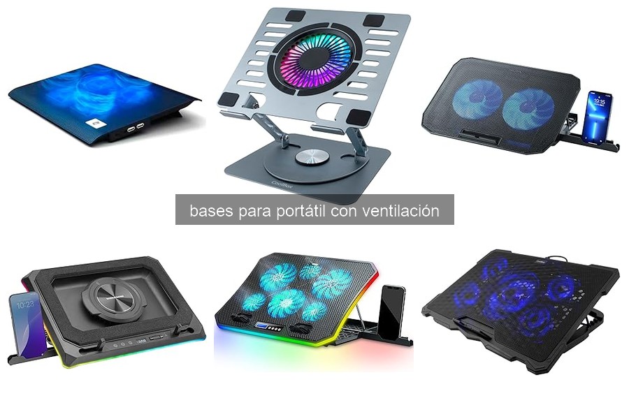 Mejores bases para portátil con ventilación en 2026