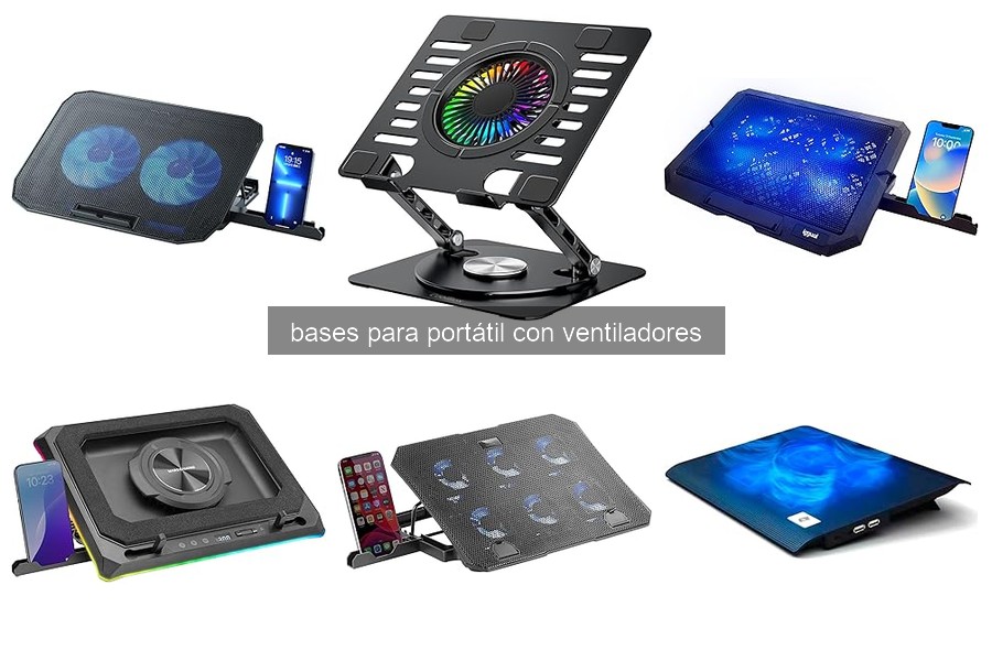 Mejores bases para portátil con ventiladores para casa 2026