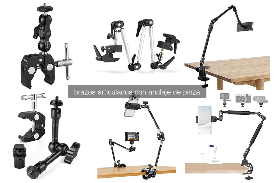 Mejores brazos articulados con anclaje de pinza para home office