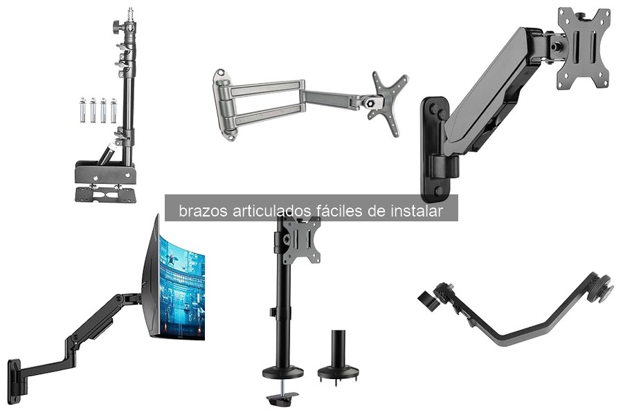 Mejores brazos articulados fáciles de instalar para home office