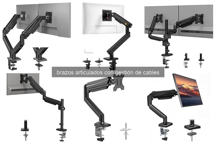 Mejores brazos articulados para organizar cables en la oficina