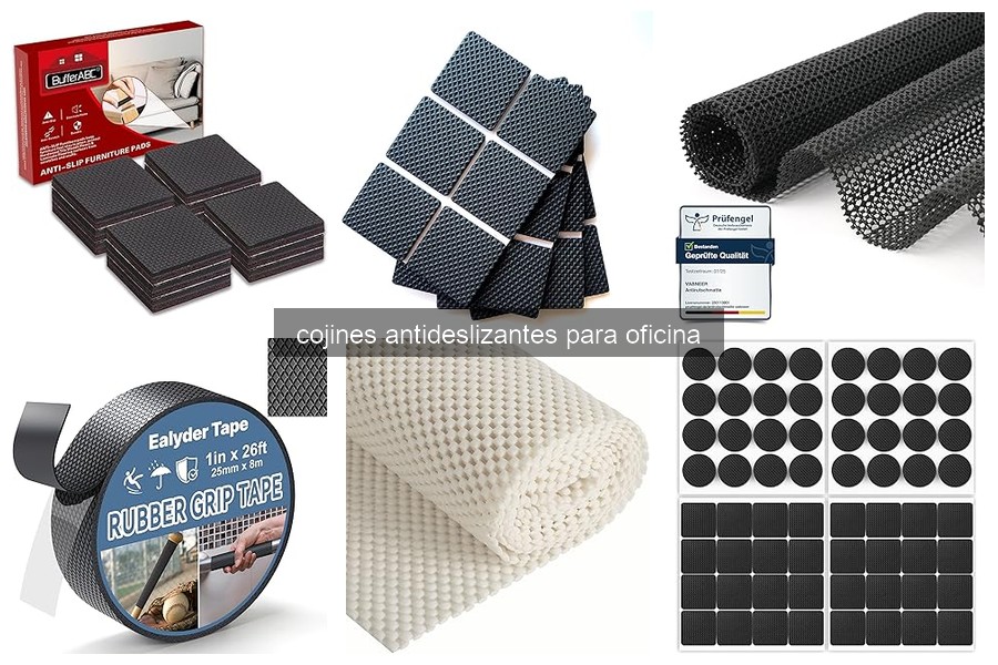 Mejores cojines antideslizantes para sillas de oficina 2026
