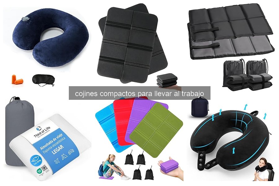 Mejores cojines compactos para oficina: comparativa 2026