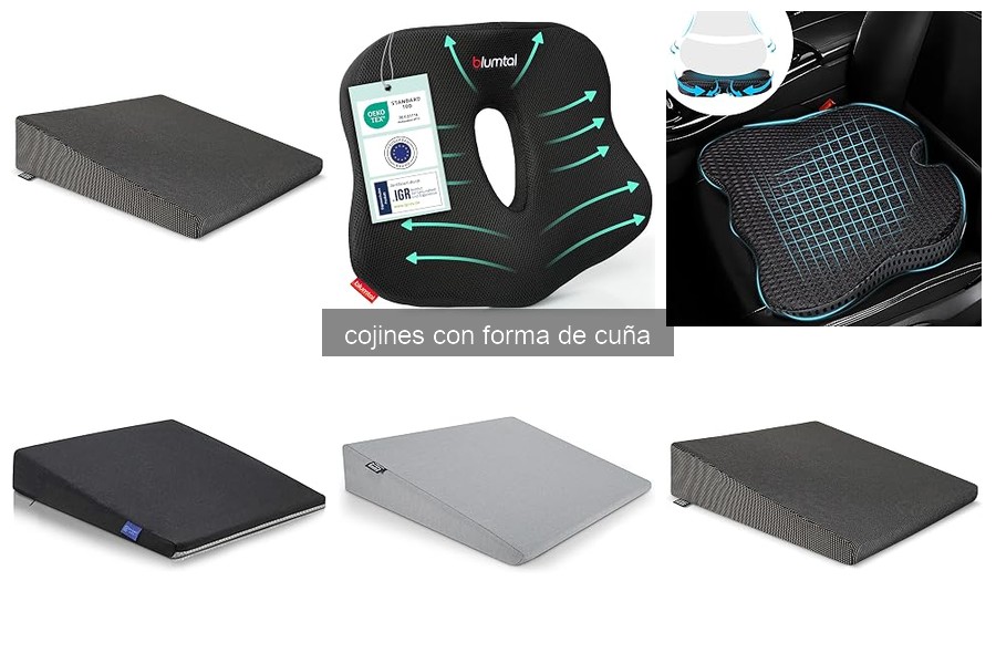 Mejores cojines con forma de cuña para trabajar en casa