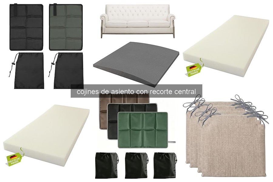 Mejores cojines de asiento con recorte central para el dolor lumbar