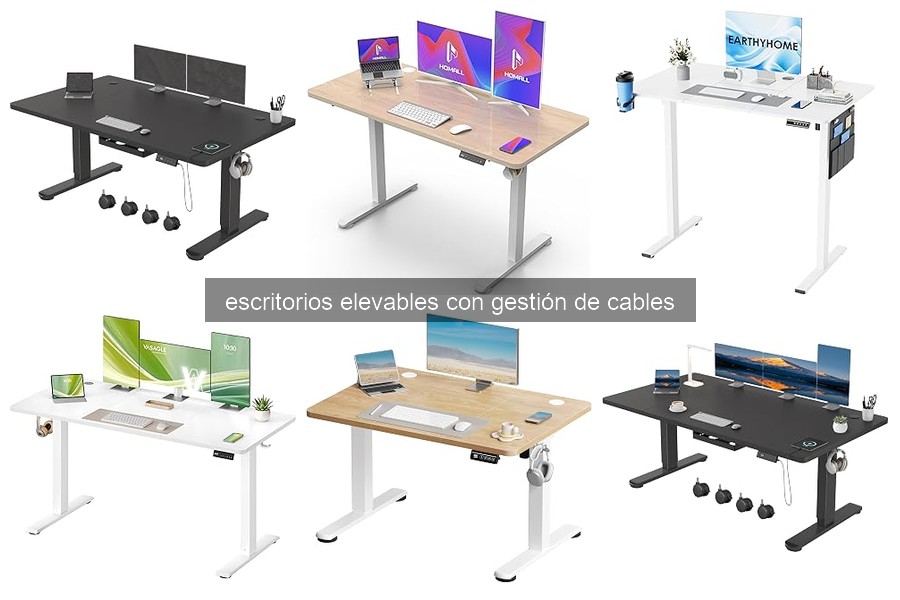Mejores escritorios elevables con gestión de cables para home office 2023