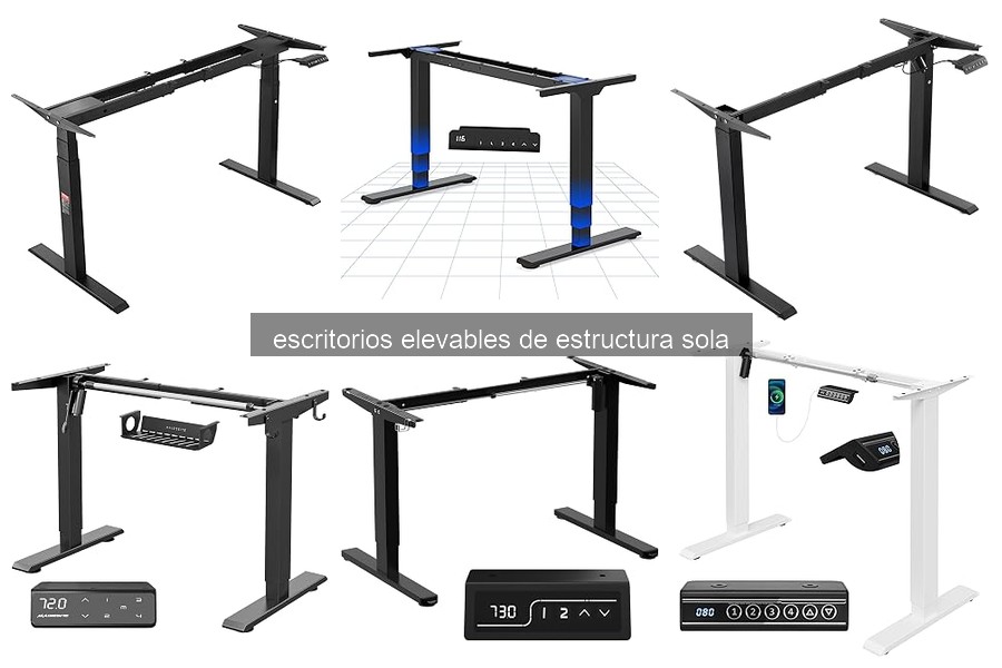 Mejores escritorios elevables de estructura sola para teletrabajo
