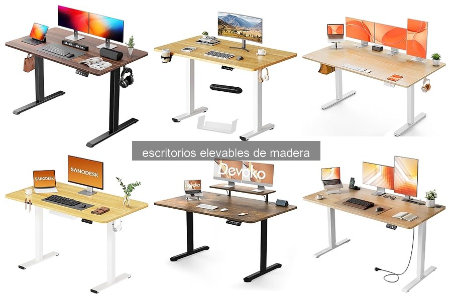 Mejores Escritorios Elevables de Madera para Espacios Pequeños