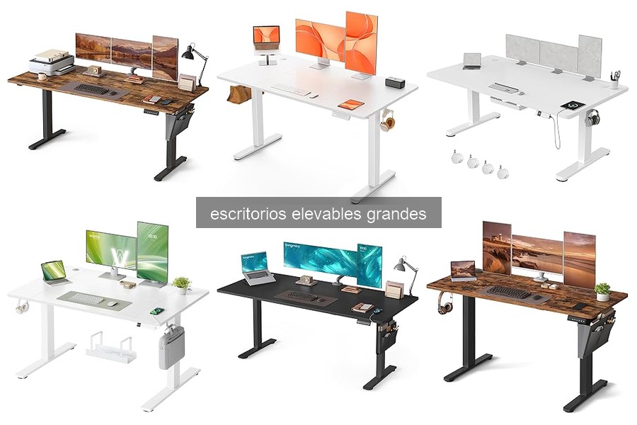Mejores escritorios elevables grandes para home office 2023