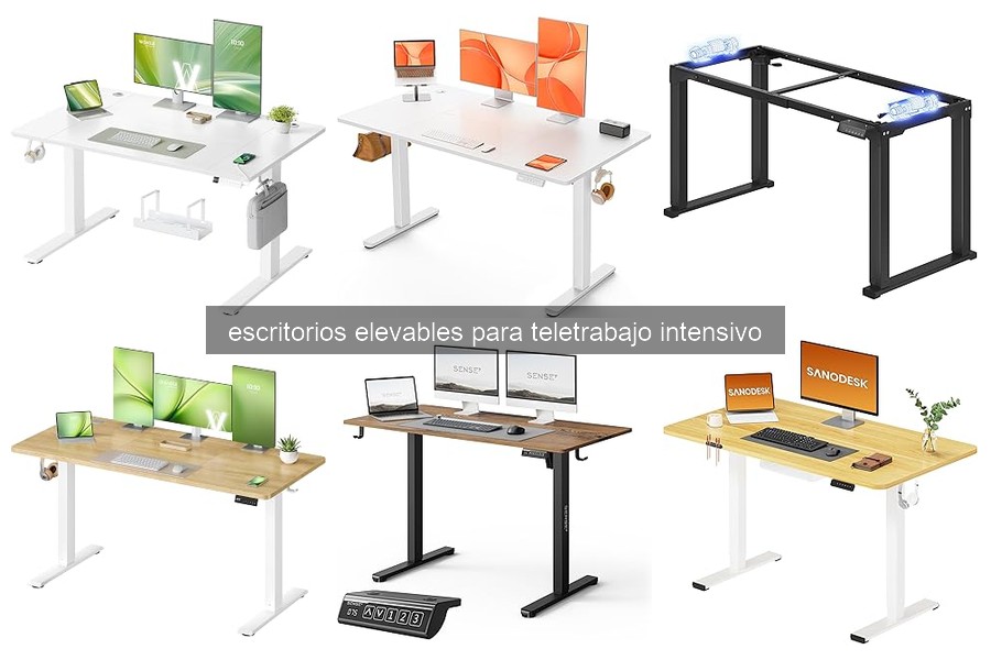 Mejores escritorios elevables para teletrabajo intensivo 2023