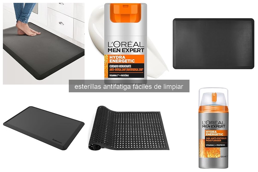 Mejores esterillas antifatiga fáciles de limpiar para oficina