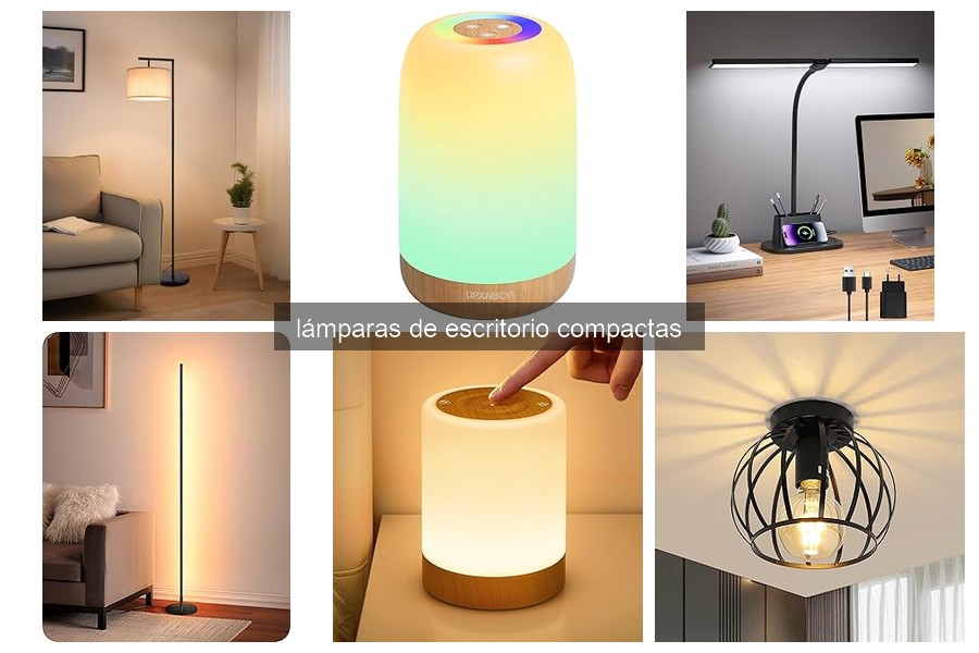Mejores lámparas de escritorio compactas para espacios pequeños