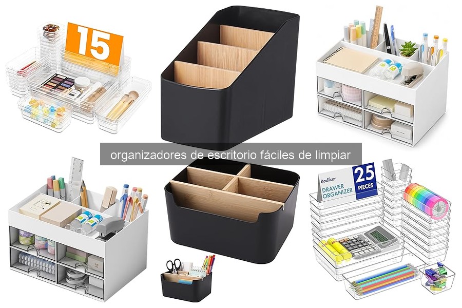 Mejores organizadores de escritorio fáciles de limpiar 2026