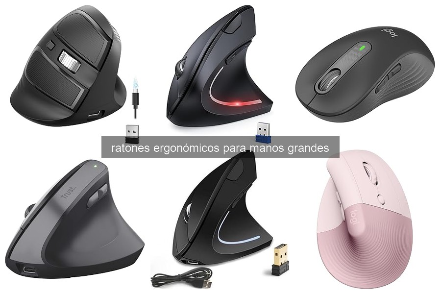 Mejores ratones ergonómicos para manos grandes en 2026